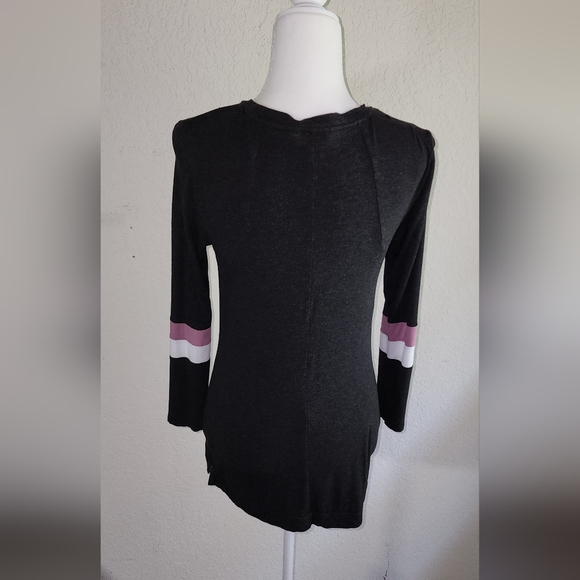 Market & Spruce Long Sleeve Falina Kangaroo Pocket Knit Top XS - Picture 7 of 9